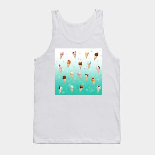 Ice cream kitty Tank Top